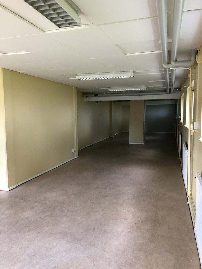 Del i större utrymme i källarlokal på Sockengatan 7